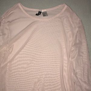Light pink mesh shirt